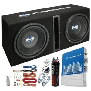 Subwoofer De Coche 10 Pulgadas 1200 W Kit De Cableado Y Led