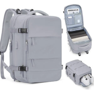 Mochila Unisex Rectangular Gris Para Computadora Y Deportes A-gris Diseño De La Tela