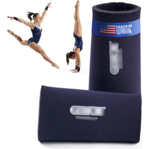 Muñequera De Neopreno Para Gimnasia Color Negro Tamaño M Black
