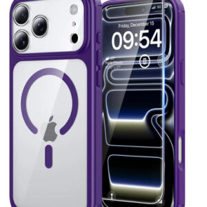 Funda Magnética Púrpura Ébano Para iPhone 17 Pro Max 6.9 Púrpura Ébano-magnética
