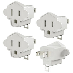 Adaptador De 2 A 3 Clavijas Pbt Ignífugo 125v 1875w Calidad