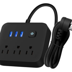 Regleta De Alimentación Multicontactos Usb 3 Ca 3 Usb 1 2m 6 Color