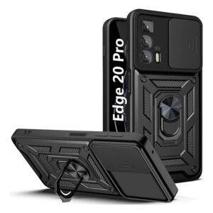 Funda Protector Uso Rudo Motorola Moto Edge 20 Pro Acrílico