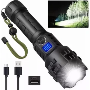 Linterna Led Recargable 1000 Lúmenes Impermeable 5 Modos Color De La Luz Color De La Linterna