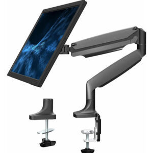 Soporte De Monitor Articulado De Aluminio Para Pantalla De 3 Negro
