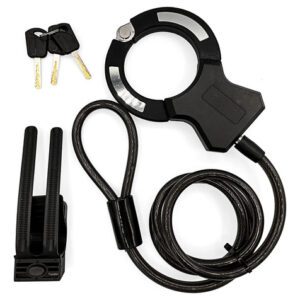 Candado Para Bicicletas Y Motocicletas Con Cable Resistente
