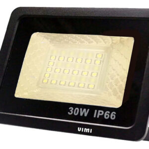 Reflector Led Ultradelgado 30w Luz Cálida 2700k Solar Resist Color De La Carcasa Color De La Luz