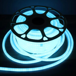 Tira Led Neón Circular 25 Metros Blanco Cálido Impermeable