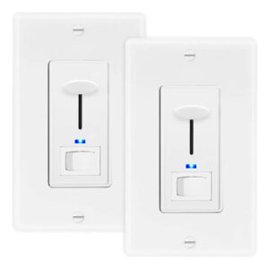 Interruptor Dimmer Luz Regulable 600w Compatible Led 3 Vías Blanco