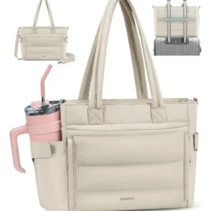 Bolsa Tote Mujer Con Compartimento Para Laptop 15.6 Pulgadas