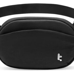 Bolso Bandolera Mujer Impermeable Con Protección Rfid Negro Negro Diseño De La Tela Acabado De Los Herrajes Color De La Correa De Hombro