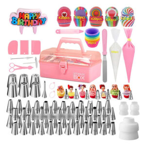 Kit De Herramientas Para Decorar Pasteles 284 Piezas Profesi