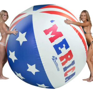 Bola De Playa Inflable Gigante 180 Cm Diseño Clásico O Meric 6 Pies  'merica Nombre Del Diseño