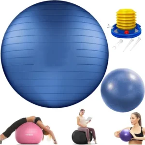 Pelota Fitness De Yoga Y Pilates 25cm Y 65cm Antideslizante Azul