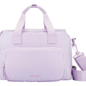 Bolsa De Almuerzo Aislada Grande Ligera Color Lavanda 9 Litr