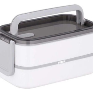 Lonchera De Acero Inoxidable Caja Almuerzo Con Separadores B Blanco