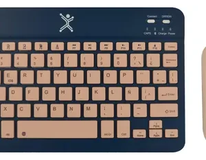 Teclado Y Mouse Bluetooth Inalámbrico Recargable Compacto Az Color Del Teclado Color Del Mouse