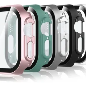 Funda Y Protector Pantalla Apple Watch Ultra 49mm 5 Piezas