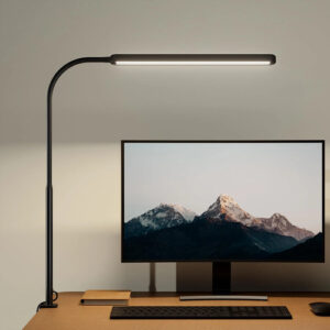 Lámpara De Computadora Led Táctil Negra Cuidado De Los Ojos