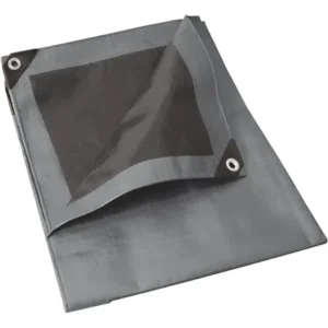 Lona De Polietileno Gris 3 X 5 M Impermeable Y Resistente