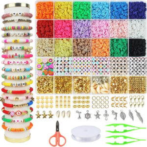 Kit Para Hacer Pulseras De Cuentas De Arcilla 4600 Piezas