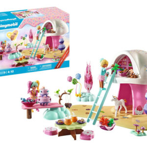 Playset Paraíso De Los Dulces Con Potro Unicornio Y Accesori