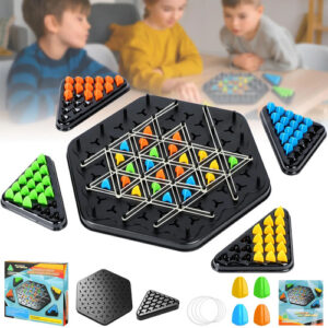 Juego De Mesa De Clavija Triangular Para 2 A 4 Jugadores