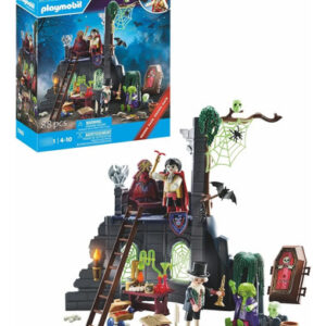 Juego De Figuras Playmobil Ruinas Encantadas Vampiro Y Monst