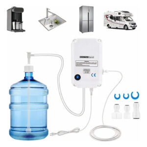 Dispensador De Agua Automático Eléctrico Bomba Blanca 3.8 L/