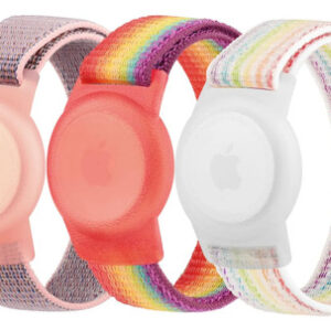 Pulsera Para Airtag Funda Protectora 3 Piezas Niños Rosa Arc