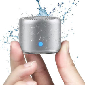Mini Altavoz Bluetooth Portátil Con Graves Fuertes Plateado Plateado
