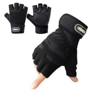 Guantes Deportivos Transpirables Antideslizantes Para Gym Y Negro Diseño De La Tela G