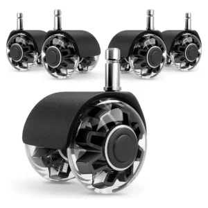 Ruedas Para Silla De Oficina 5 Cm Silencio Alta Resistencia