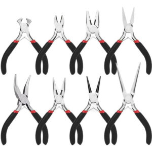 Juego De 8 Alicates De Joyería Acero Al Carbono Ergonómicos
