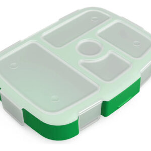 Bandeja Con Tapa Transparente 5 Compartimentos Sin Bpa Para