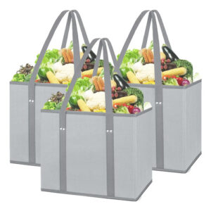Juego De 3 Bolsas De Compras Ecológicas Reutilizables Grande