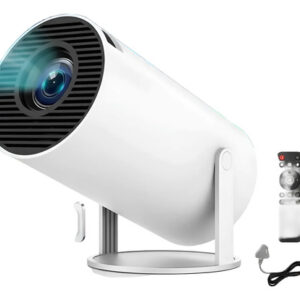 Mini Proyector Portátil 4k Wifi 6 10000 Lúmenes 150 Pulgadas Blanco
