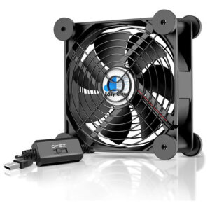 Ventilador Usb 120 Mm 3 Velocidades Para Pc Refrigeración Si Color