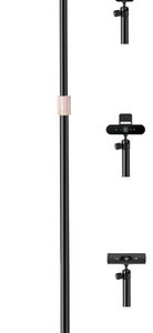 Soporte De Piso Ajustable Para Cámara Web 63 Pulgadas Negro