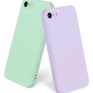 Funda De Silicona Para iPhone SE 2020 8 7 Paquete De 2
