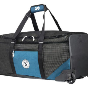 Bolsa De Buceo 100 Ruedas Malla Recubierta 26 Litros Azul