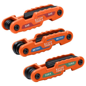 Juego Llaves Hexagonales Plegables Compactas 25 Piezas Métri