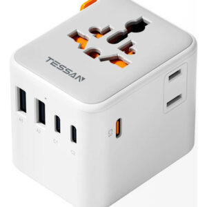 Adaptador Universal De Viaje 65w 5 Puertos Usb Tipo C