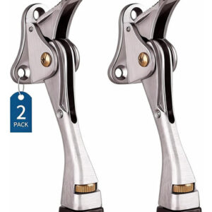 Tope De Puerta Abatible Ajustable Metal Con Punta De Goma An