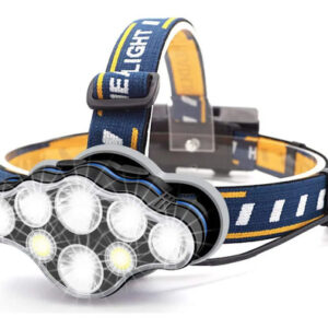 Linterna Led Frontal Recargable 13000 Lúmenes 8 Modos Imperm Color De La Luz Color De La Linterna