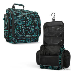Estuche De Viaje Colgante Para Cosméticos Y Joyería Duradero Vibes De Surf