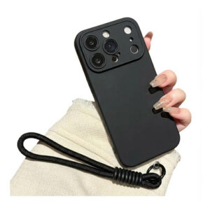 Funda Silicona Con Correa Ajustable Para iPhone 16 Pro Max