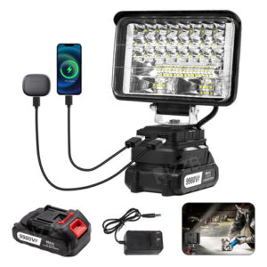 Linterna Led Recargable 3000 Lúmenes Dos Usb Luz De Trabajo 3000 Lumen Beige