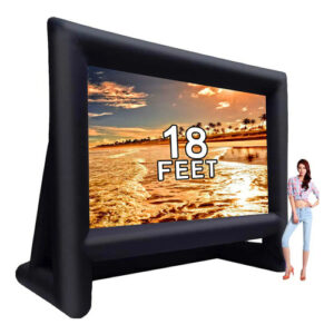 Proyector Inflable 18 Pies Para Exteriores Ideal Fiestas Negro