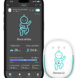 Monitor Inteligente Para Bebés Pro Con Alertas Y Vibración V Verde